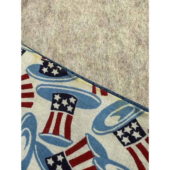 Handmade Patriotic Women's USA Red White Blue Vest Grandma Coastal ‎ Size XL - Picture 9 of 11